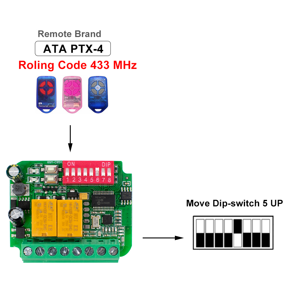 1-10pcs Universal Garage Recei - 433Mhz Receiver Module review and price