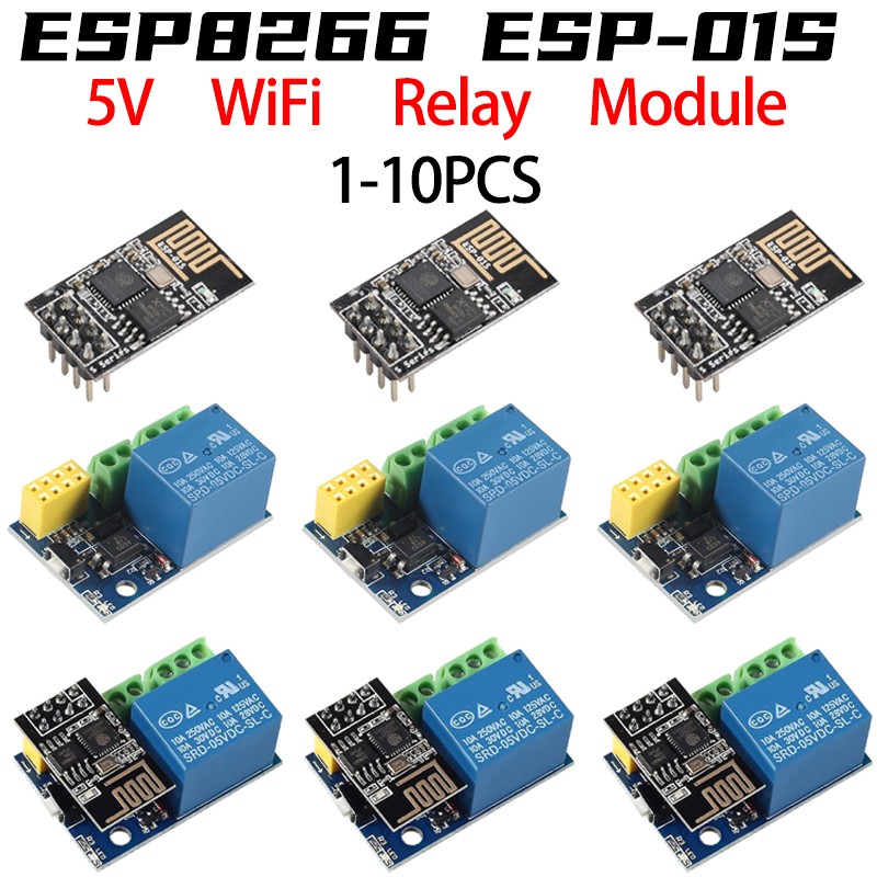 ESP8266 ESP-01 ESP-01S 5V WiFi - Home Automation With Arduino review and price