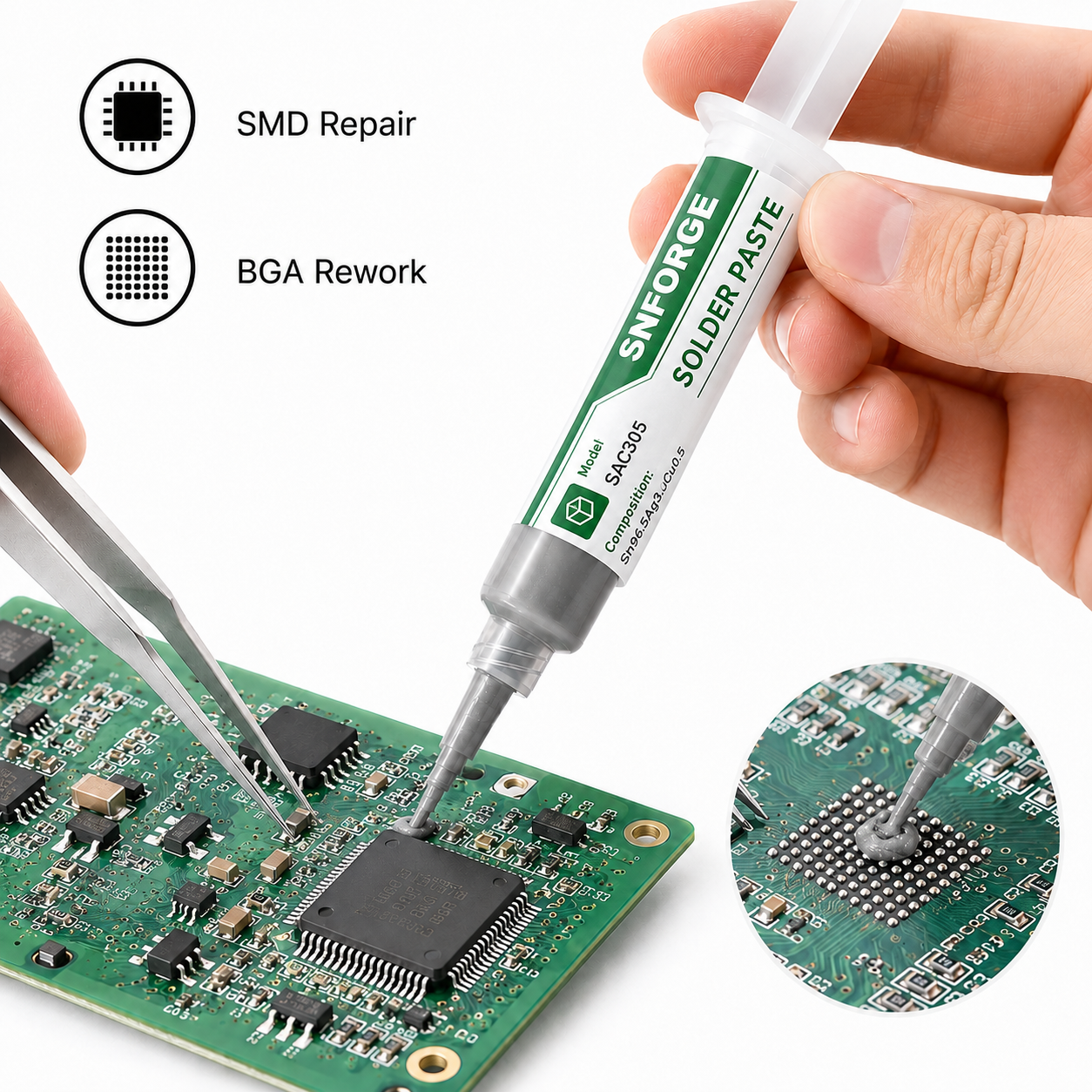 SAC305 Solder Paste Welding Ti - Home Automation Industry review and price