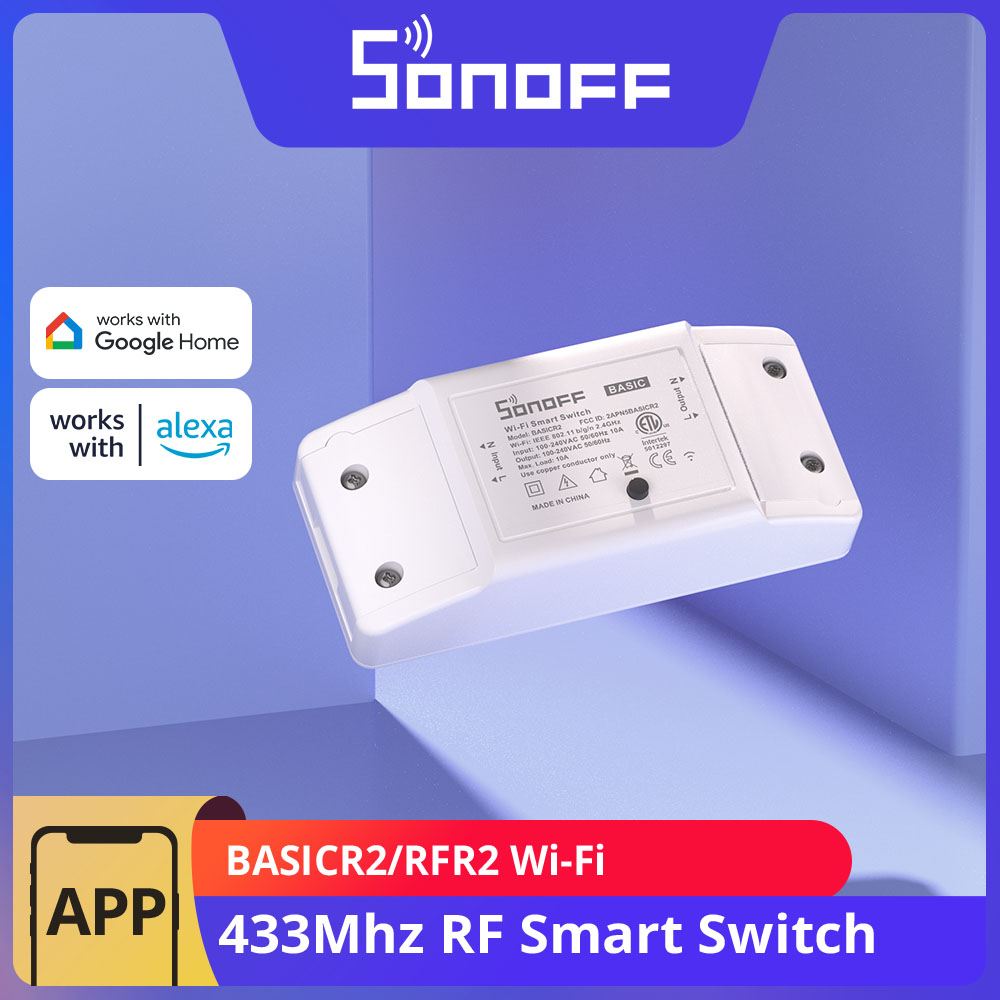 SONOFF BASICR2 RFR2 Wi-Fi 433M - Sonoff Basic Switch review and price