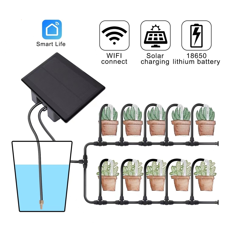 WIFI Solar Automatic Watering  - Smart Home Automation Diy review and price