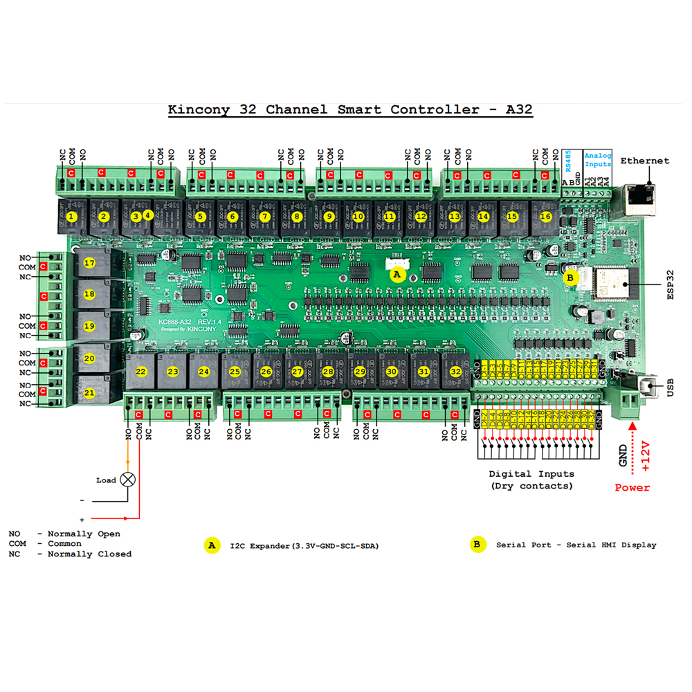 KC868-A32 ESP32 Wifi  RS232 US - Home Automation With Arduino review and price
