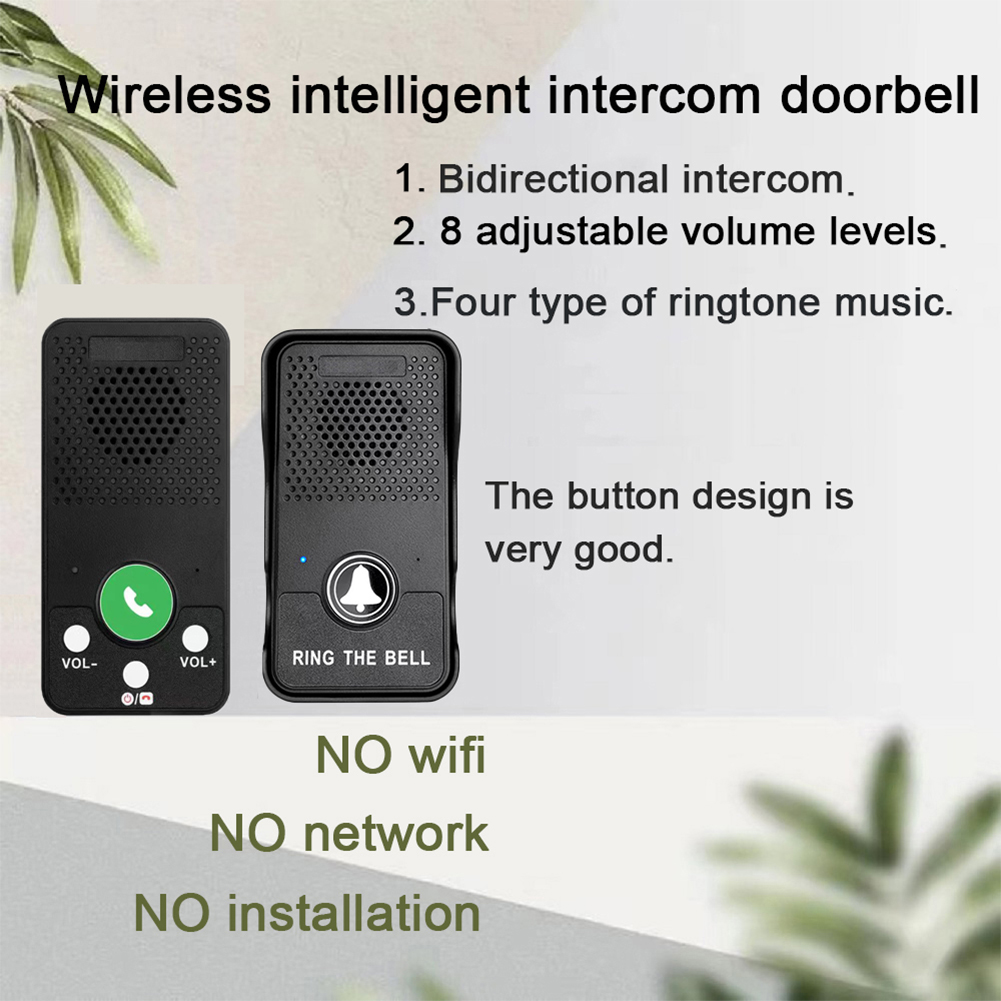 Wireless Doorbell Rechargeable - Smart Doorbell Wired review and price