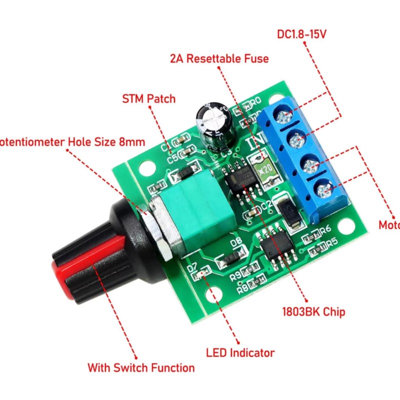 DC Motor Speed Controller 1.8v - Level Shifter 3.3V review and price