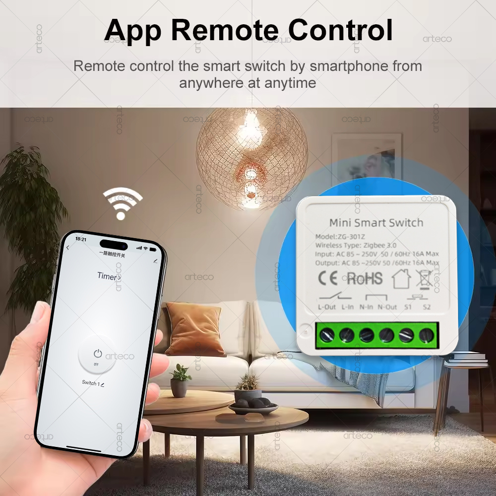Mini Zigbee 3.0 Smart Switch 1 - Diy Home Automation Hub review and price